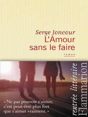 cover image of L'Amour sans le faire